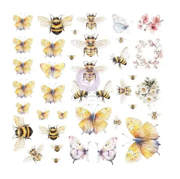 Among the Wildflowers Vellum Ephemera, 76 pieces